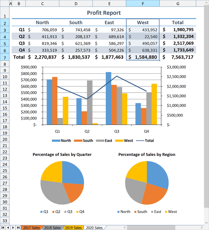 SpreadsheetGear WorkbookView Control Screenshot